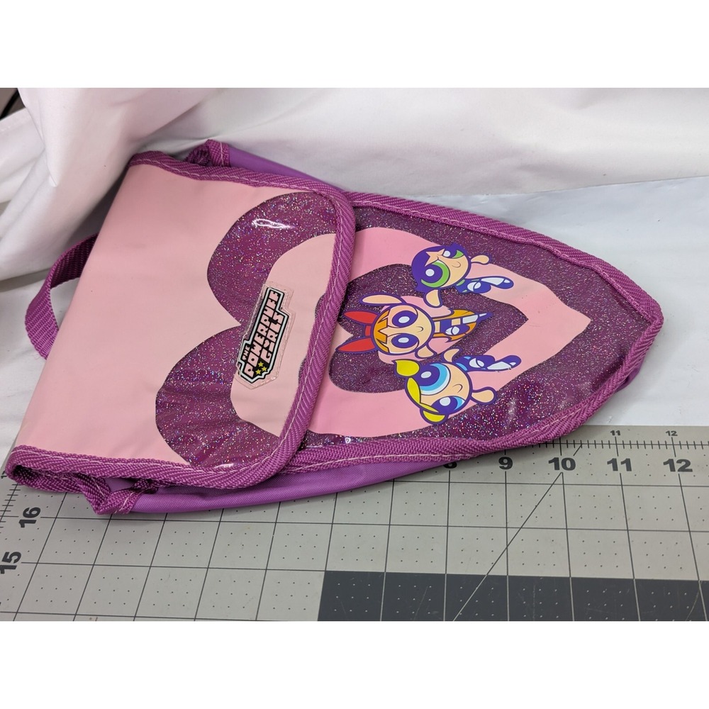 Powerpuff‎ Girls Purse Purple 13 Inch Cartoon Network READ - Picture 9 of 10